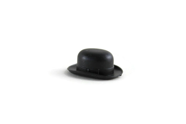 Vintage 1:12 Miniature Dollhouse Black Derby Bowler Hat