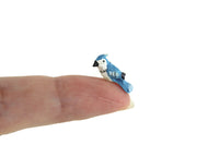 Vintage 1:12 Miniature Dollhouse Blue Jay Bird Figurine