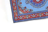 Vintage 1:12 Miniature Blue & Red Persian Dollhouse Rug