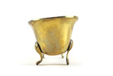 Vintage 1:12 Miniature Dollhouse Gold Brass Bathtub