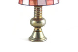 Vintage Miniature Dollhouse Stained Glass Table Lamp