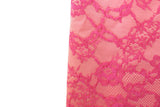 Vintage Pink Lace Sleeveless Knee-Length Cocktail Dress