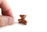 Vintage 1:12 Miniature Dollhouse Brown Plastic Teddy Bear