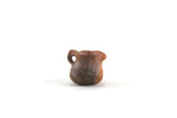 Vintage 1:12 Miniature Dollhouse Terracotta & Brown Ceramic Pitcher or Vase