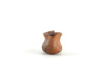 Vintage 1:12 Miniature Dollhouse Terracotta & Brown Ceramic Pitcher or Vase