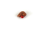 Vintage 1:12 Miniature Dollhouse Cat Figurine with Red Ball of Yarn