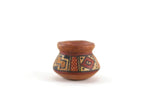 Vintage 1:12 Miniature Dollhouse Terracotta Southwest Painted Vase or Pot