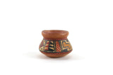 Vintage 1:12 Miniature Dollhouse Terracotta Southwest Painted Vase or Pot