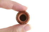 Vintage 1:12 Miniature Dollhouse Terracotta Southwest Painted Vase or Pot