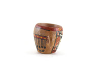 Vintage 1:12 Miniature Dollhouse Terracotta Southwest Painted Vase or Pot