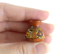 Vintage 1:12 Miniature Dollhouse Terracotta Southwest Painted Vase or Pot