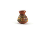 Vintage 1:12 Miniature Dollhouse Terracotta Southwest Painted Vase