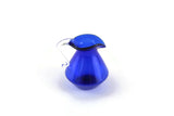 Vintage 1:12 Miniature Dollhouse Cobalt Blue & Clear Glass Pitcher