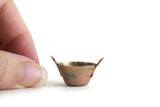 Vintage 1:12 Miniature Dollhouse Copper Mixing Bowl
