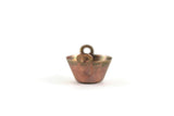 Vintage 1:12 Miniature Dollhouse Copper Mixing Bowl