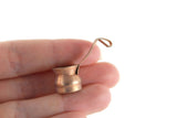 Vintage 1:12 Miniature Dollhouse Copper Turkish Coffee Pot