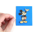 Vintage 1:12 Miniature Dollhouse Blue Mickey Mouse Poster