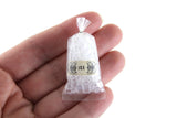 Vintage 1:12 Miniature Dollhouse Bag of Ice with Label