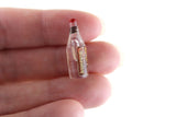 Vintage 1:12 Miniature Dollhouse Bottle of Gin