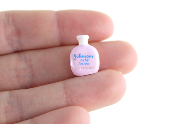 Vintage 1:12 Miniature Dollhouse Johnson & Johnson Baby Lotion