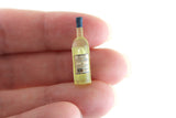 Vintage 1:12 Miniature Dollhouse Bottle of White Wine