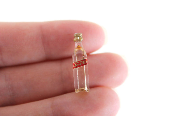 Vintage 1:12 Miniature Dollhouse Liquor Bottle