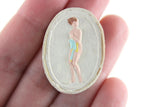 Vintage 1:12 Miniature Dollhouse Nude Woman Wall Hanging