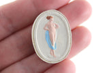 Vintage 1:12 Miniature Dollhouse Nude Woman Wall Hanging
