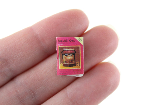 Vintage 1:12 Miniature Dollhouse Nutshell News Magazine