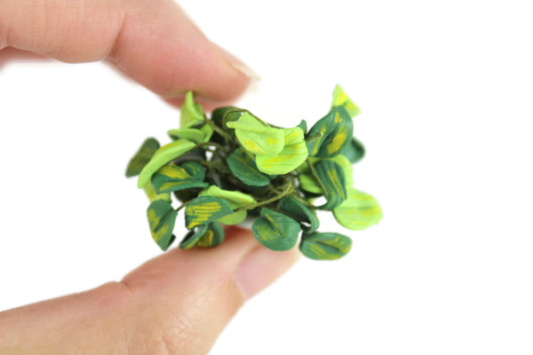 dollhouse philodendron Vintage 1:12 Miniature Dollhouse Philodendron or Pothos Houseplant in – The Mustard Dandelion