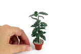 Vintage 1:12 Miniature Dollhouse Potted Floor Plant