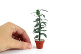 Vintage 1:12 Miniature Dollhouse Potted Floor Plant