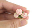 Vintage 1:12 Miniature Dollhouse Pink Hydrangea Potted Plant