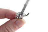 Vintage 1:12 Miniature Dollhouse Silver Rapier Sword