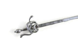 Vintage 1:12 Miniature Dollhouse Silver Rapier Sword