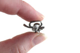 Vintage 1:12 Miniature Dollhouse Silver Rapier Sword