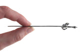 Vintage 1:12 Miniature Dollhouse Silver Rapier Sword