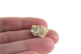 Vintage 1:12 Miniature Dollhouse Receipt Keeper with Pin