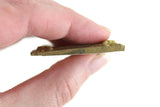 Vintage 1:12 Miniature Dollhouse Renaissance-Style Painting of People in Ornate Gold Frame