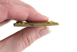 Vintage 1:12 Miniature Dollhouse Renaissance-Style Painting of People in Ornate Gold Frame