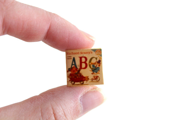 Vintage 1:12 Miniature Dollhouse Richard Scarry's ABC Book