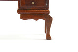 Vintage 1:12 Miniature Dollhouse Wooden Secretary Desk
