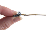 Vintage 1:12 Miniature Dollhouse Metal Sword in Sheath