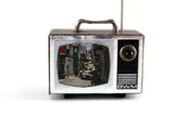 Vintage 1:12 Miniature Dollhouse Television Set with Antennae