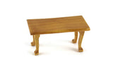 Vintage 1:12 Miniature Dollhouse Wooden Console Table or Side Table