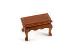 Vintage 1:12 Miniature Dollhouse Wooden End Table or Coffee Table