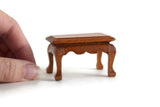 Vintage 1:12 Miniature Dollhouse Wooden End Table or Coffee Table
