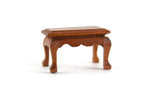 Vintage 1:12 Miniature Dollhouse Wooden End Table or Coffee Table