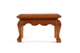 Vintage 1:12 Miniature Dollhouse Wooden End Table or Coffee Table