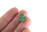 Vintage 1:12 Miniature Dollhouse Green Frog Figurine